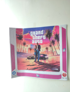 برچسب طرح GTA VI PS4